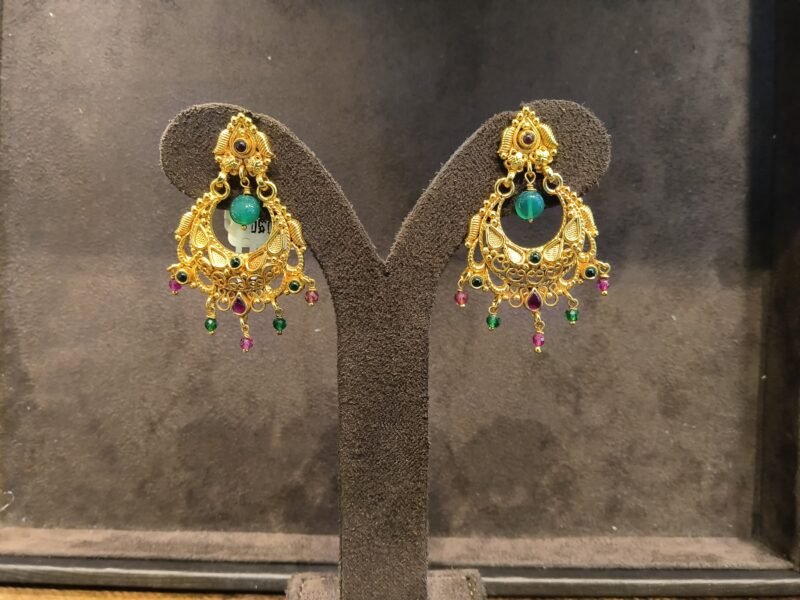 chandhball earrings