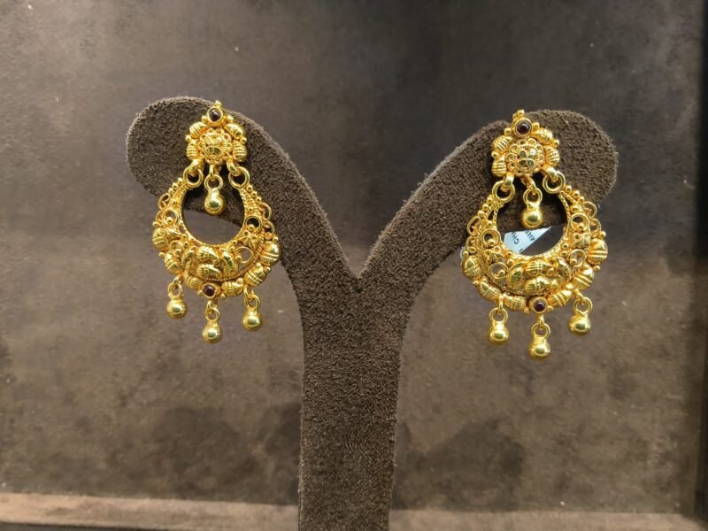 chandhball earrings