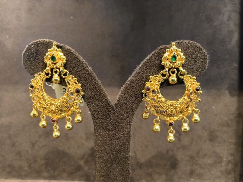 chandhball earrings