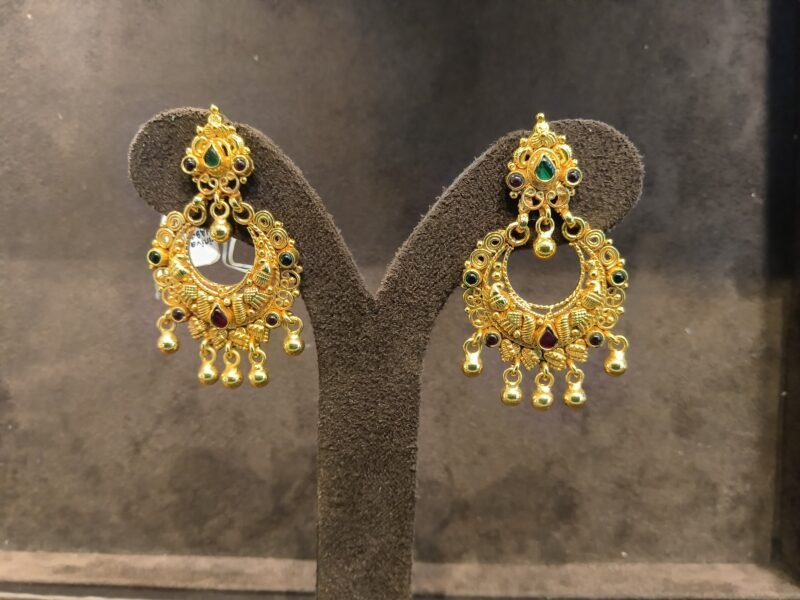 chandhball earrings