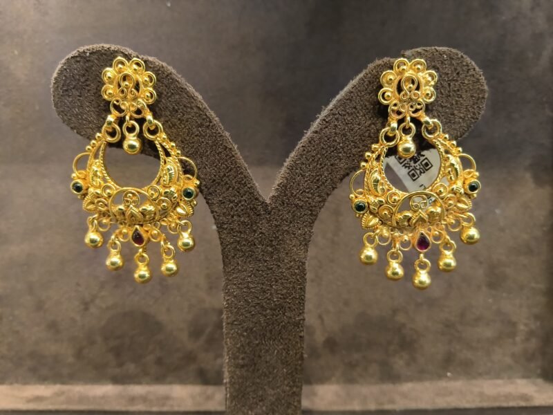 chandhball earrings