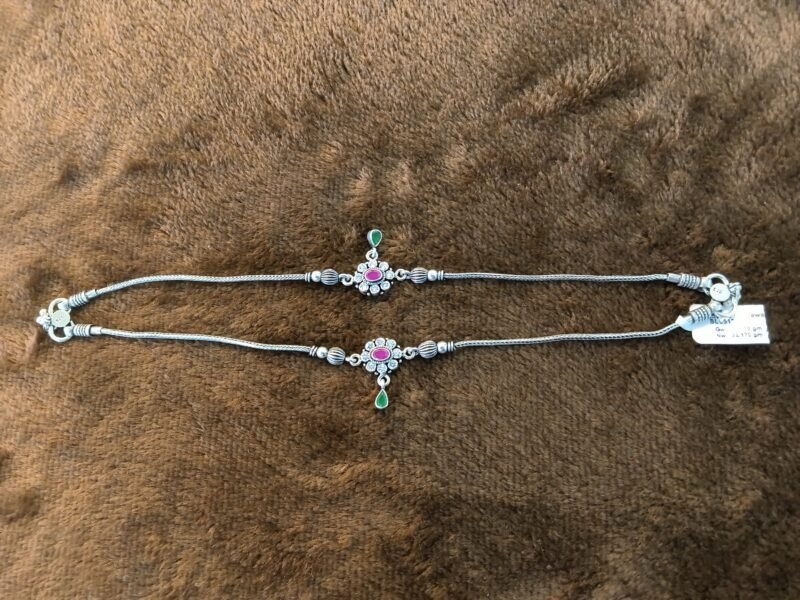 92.5 silver antique anklets