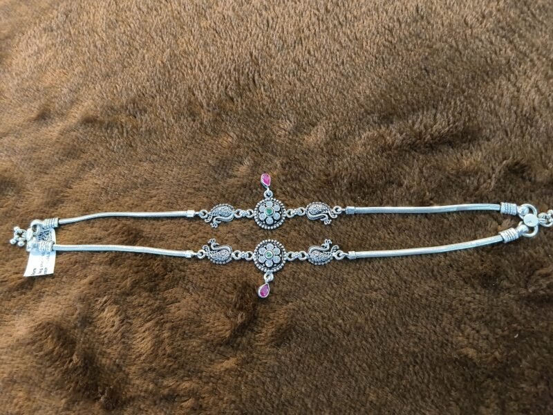 92.5 silver antique anklets